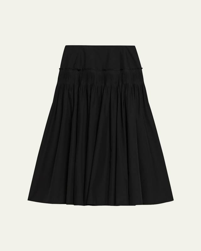 High-Rise Yoke Skirt